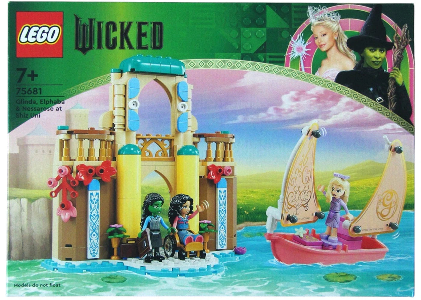LEGO Wicked Glinda, Elphaba & Nessarose at Shiz University Set 75681 - authentic LEGO building set