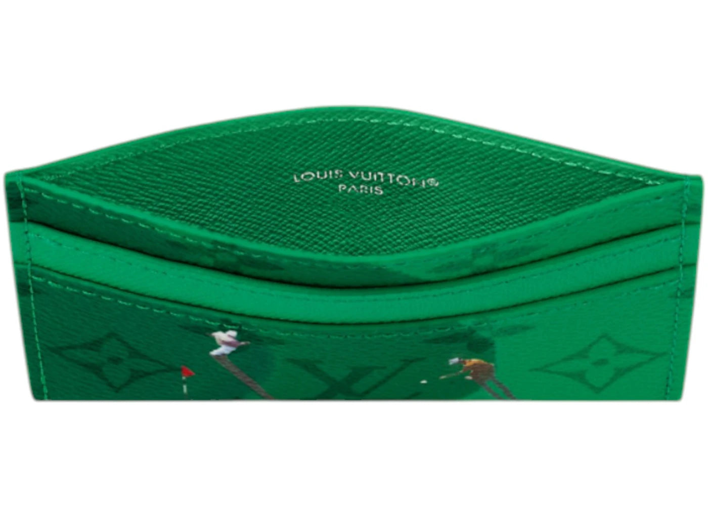 Louis Vuitton Golf Doppelkartenetui Grün