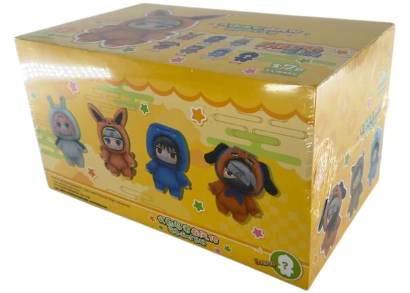Miniso Top Toy Naruto Beast Party Plüsch-Schlüsselanhänger, versiegelter Karton (6 Blindboxen)