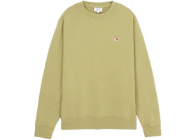 Maison Kitsune Fox Head Sweatshirt Green