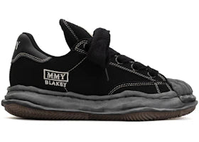 Maison Mihara Yasuhiro Blakey Puffer OG Sole Canvas Low Distressed Midsole Black