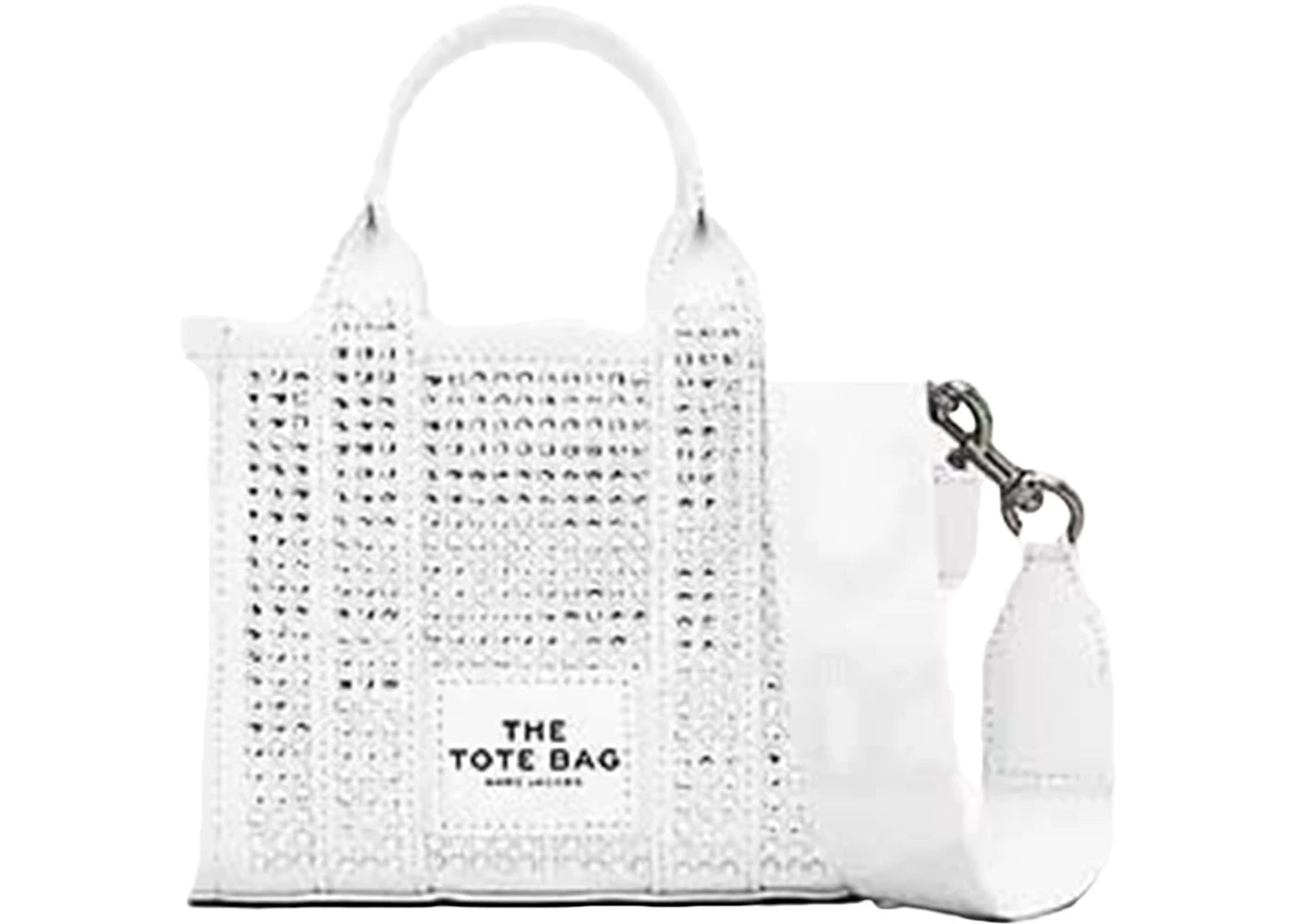 Marc Jacobs The Crystal Canvas Mini Tote Bag White sneakers - authentic Marc Jacobs shoes
