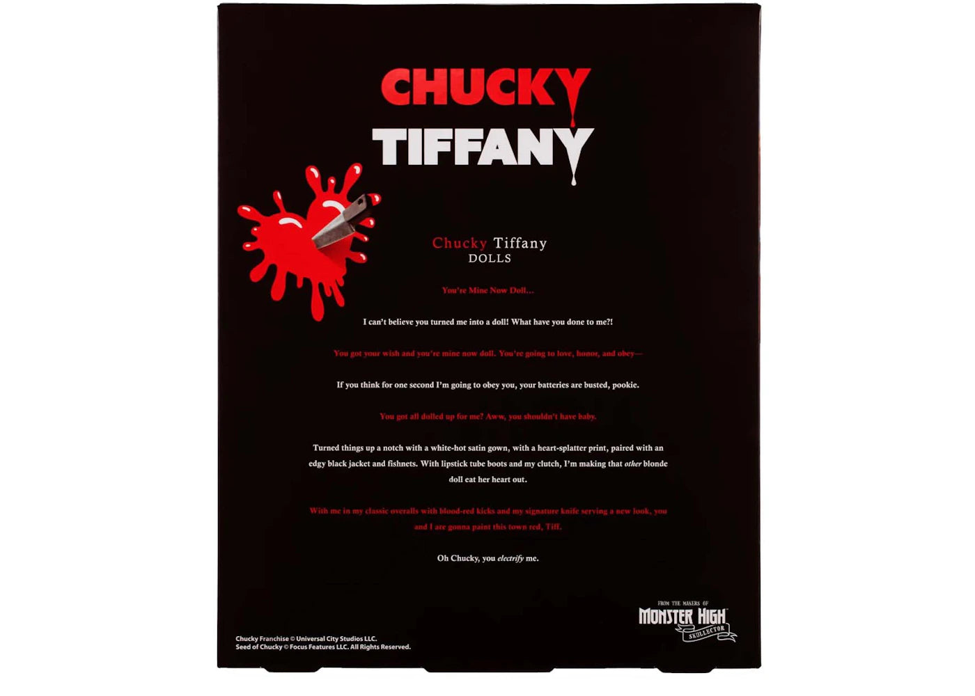 Mattel Monster High Skullector Chucky und Tiffany Puppe (2er-Pack)