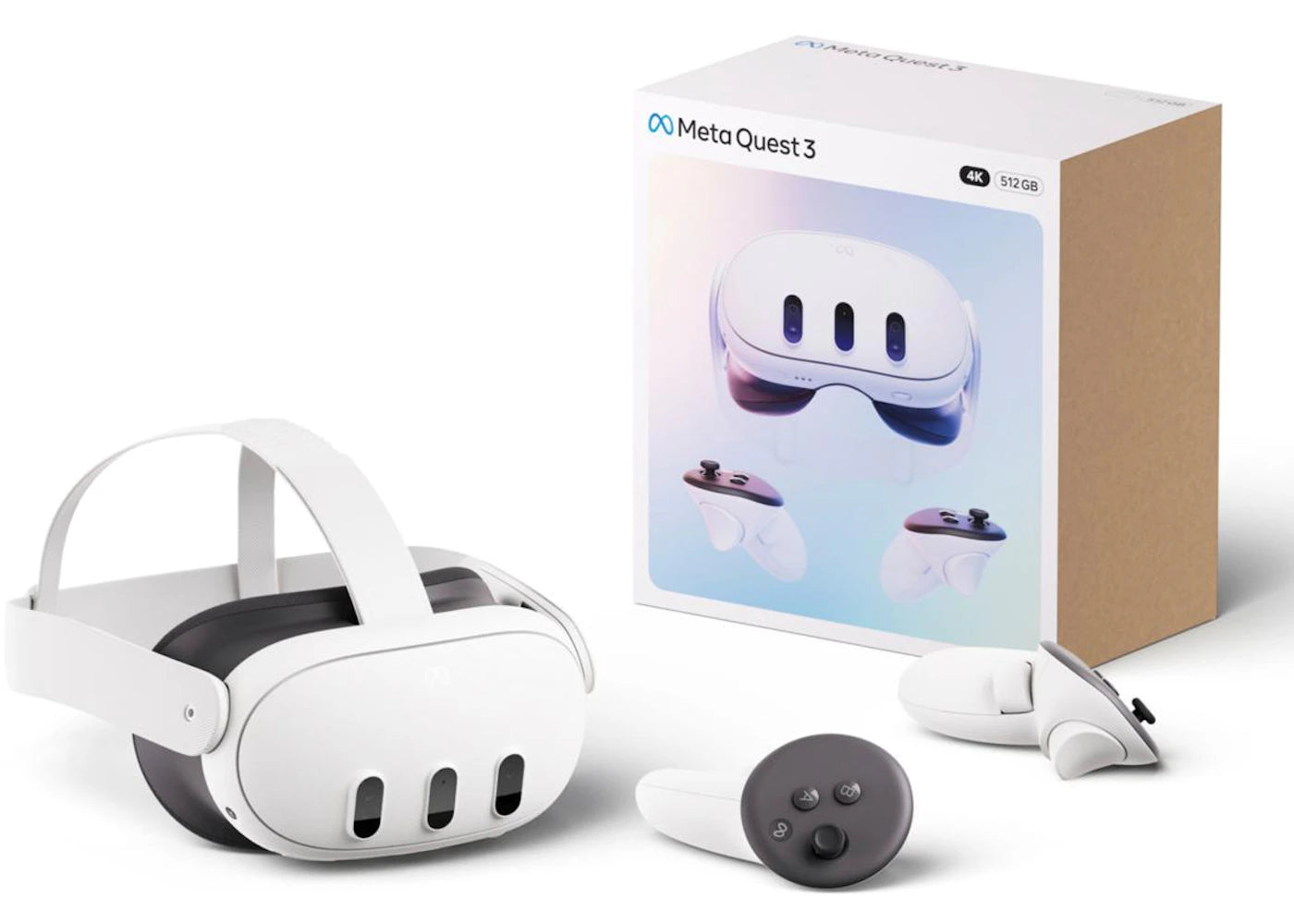 Meta Quest 3 512GB VR Headset (UK) Plug 899-00585-01 sneakers - authentic Meta shoes