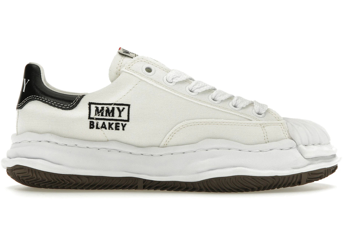 Maison Mihara Yasuhiro Blakey OG Sole Canvas Low White Black