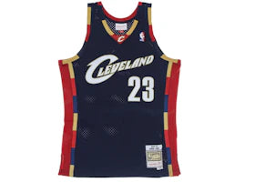 Mitchell & Ness Cleveland Cavaliers Alternate 2008-09 Lebron James Swingman Jersey Navy