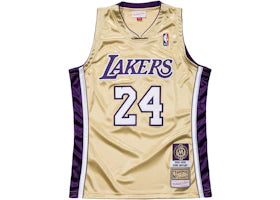 Mitchell & Ness Kobe Bryant HOF NBA Authentic Jersey Gold
