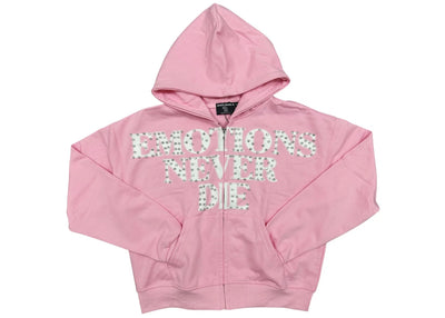 Mixed Emotions End Hoodie Pink