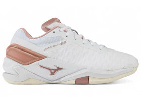 Mizuno Wave Stealth Neo White Rose Snow White (Women's)
