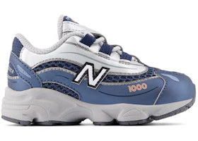 New Balance 1000 Bungee Lace Vintage Indigo Light Silver Metallic (TD)