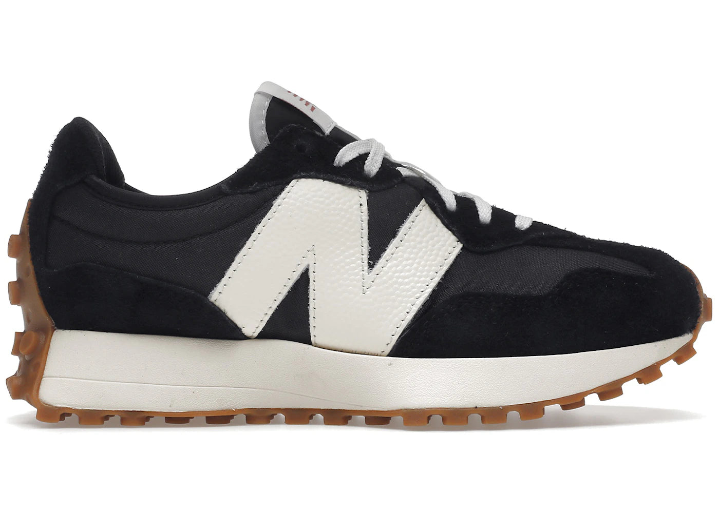 New Balance 327 Black White Gum (Women's)