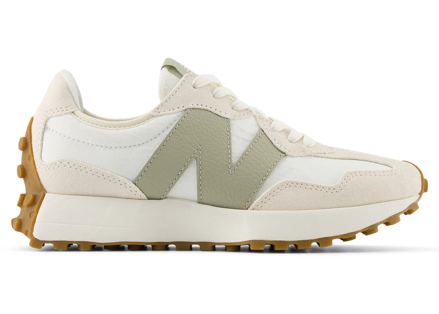 New Balance 327 Linen Sea Salt Olivine (Women's)