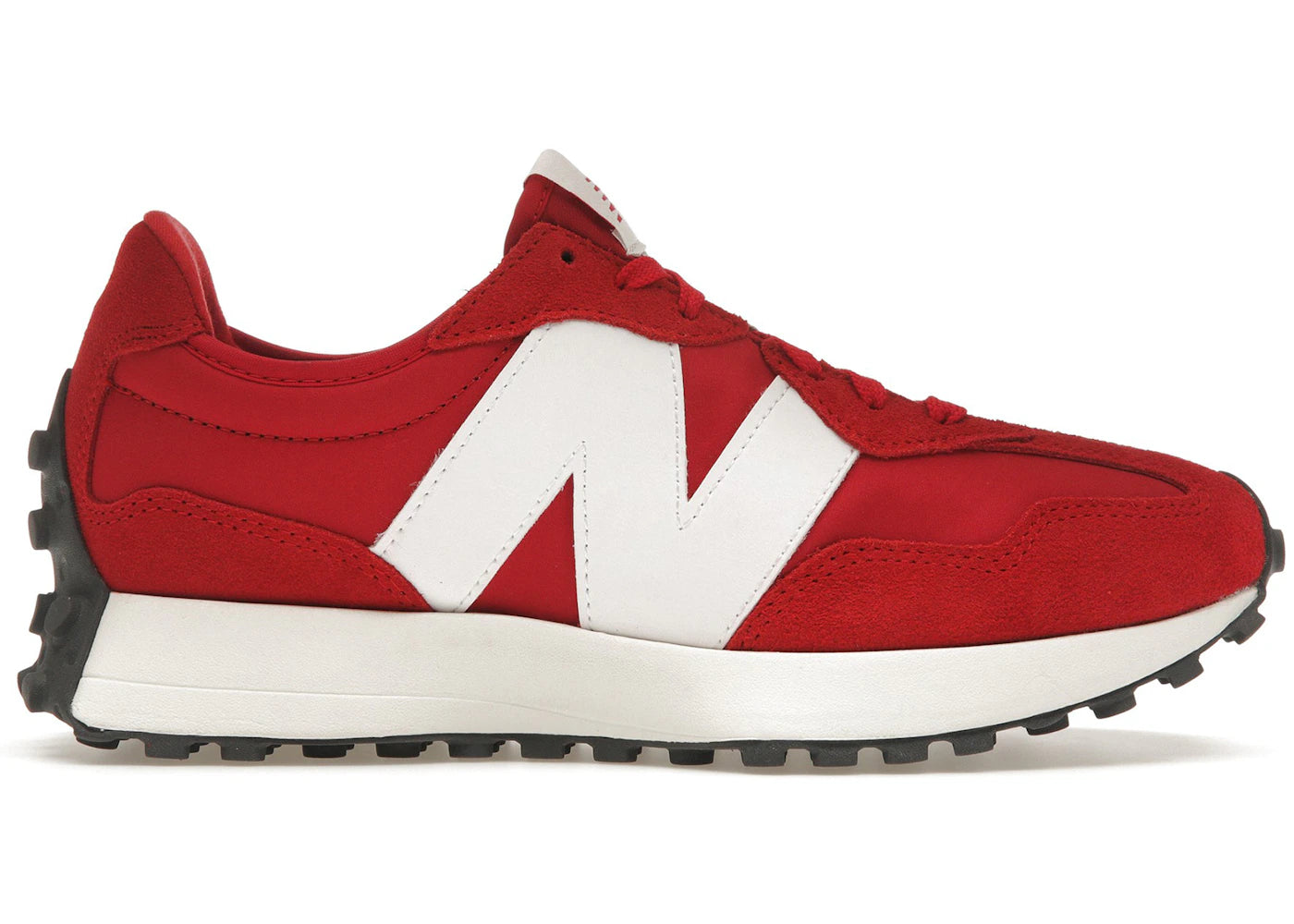 New Balance 327 Red White sneakers - authentic New Balance shoes