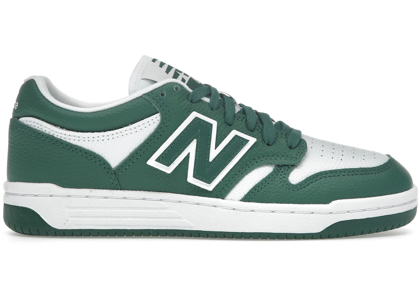 New Balance 480 Team Forest Green White