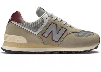 New Balance 574 Arid Stone Monarch Burgundy