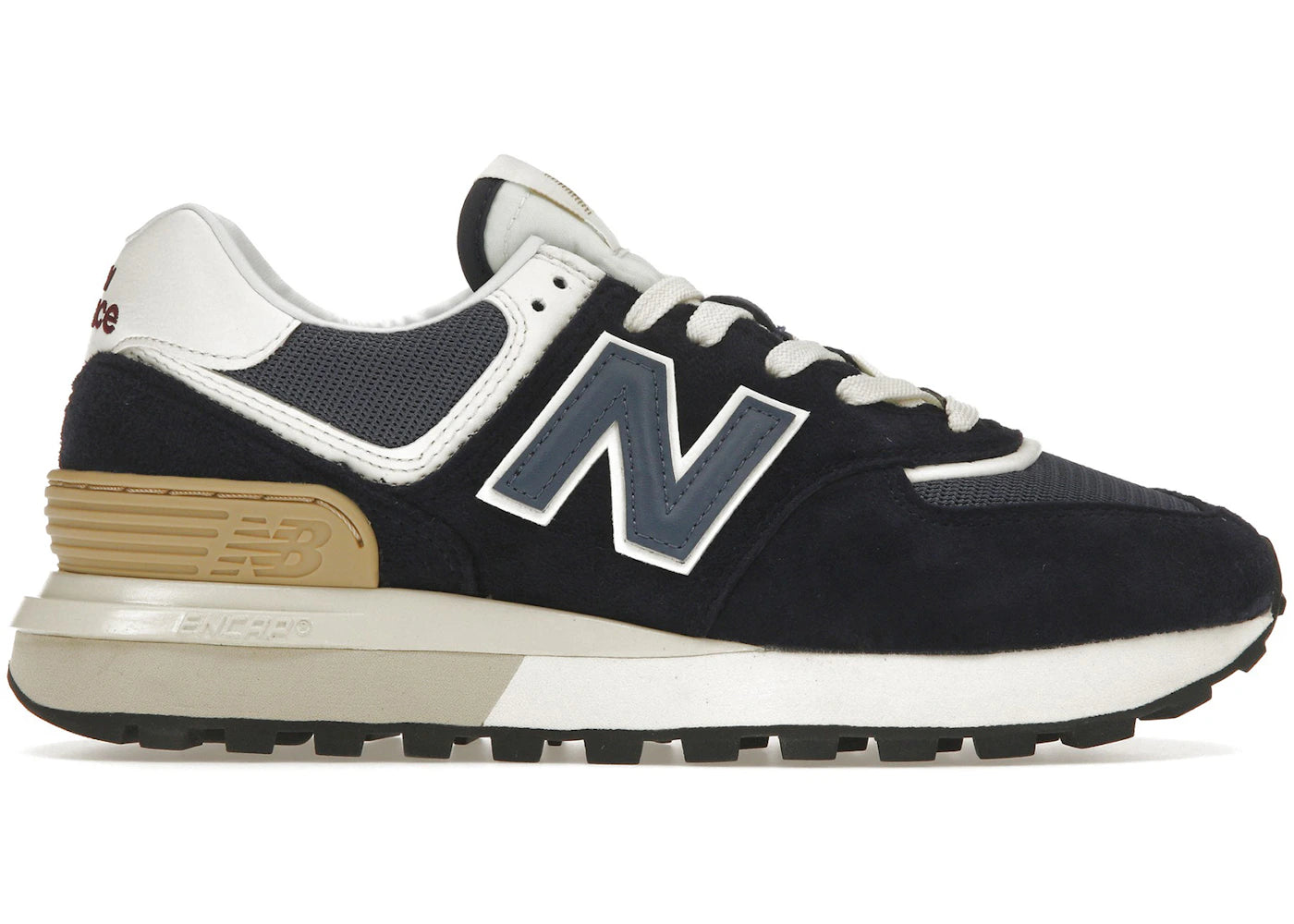 New Balance 574 Navy White Beige