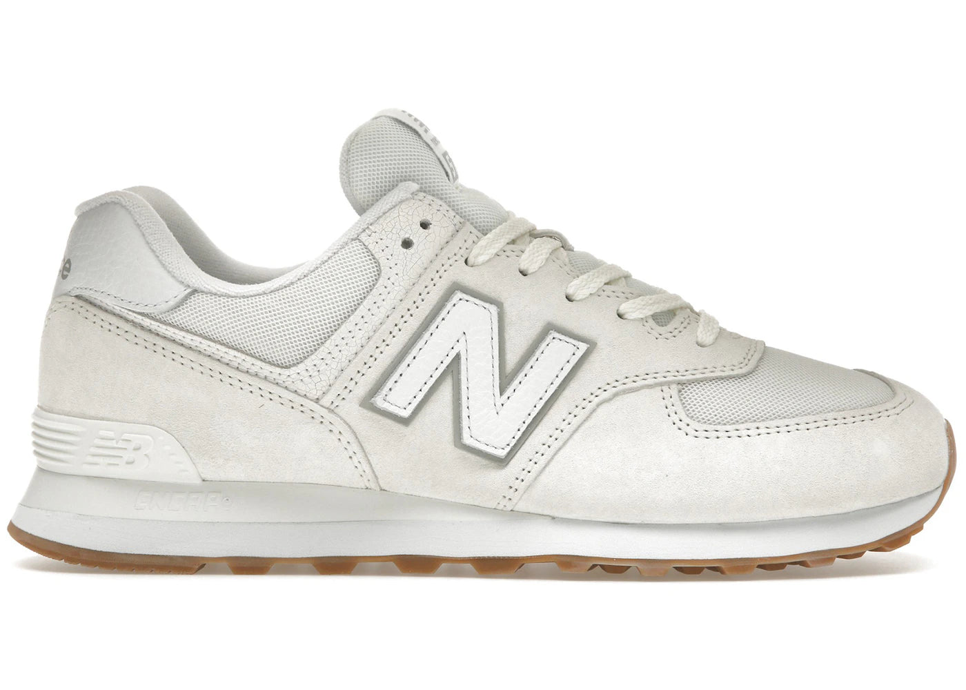 New Balance 574 Sea Salt White Concrete