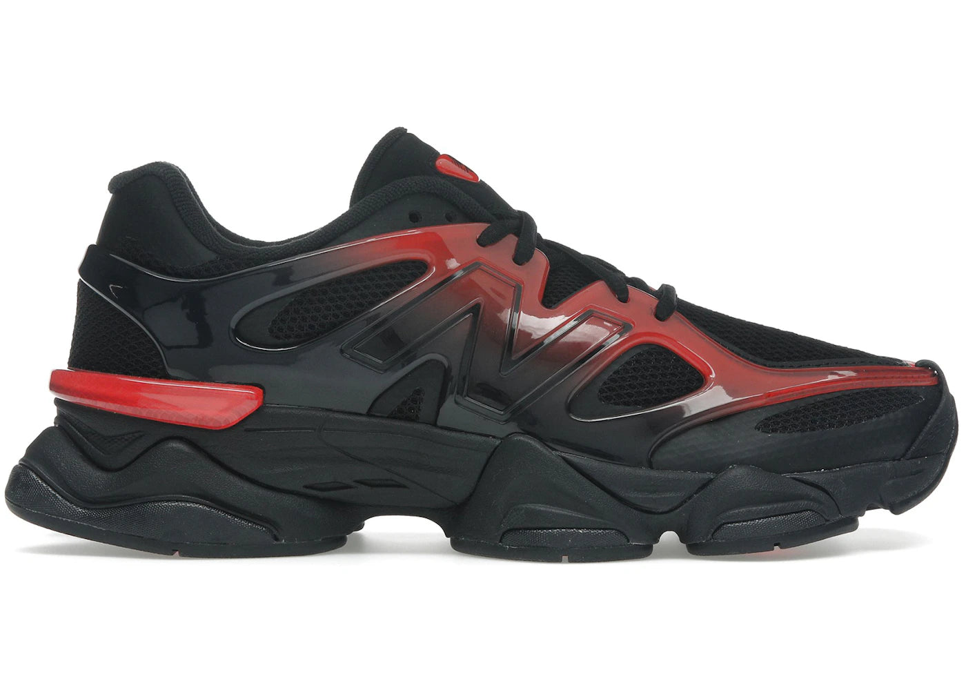 New Balance 9060 Black Red Gradient
