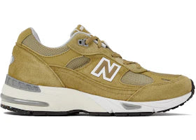 New Balance 991 MiUK Green Moss Cloud Cream (Women's)