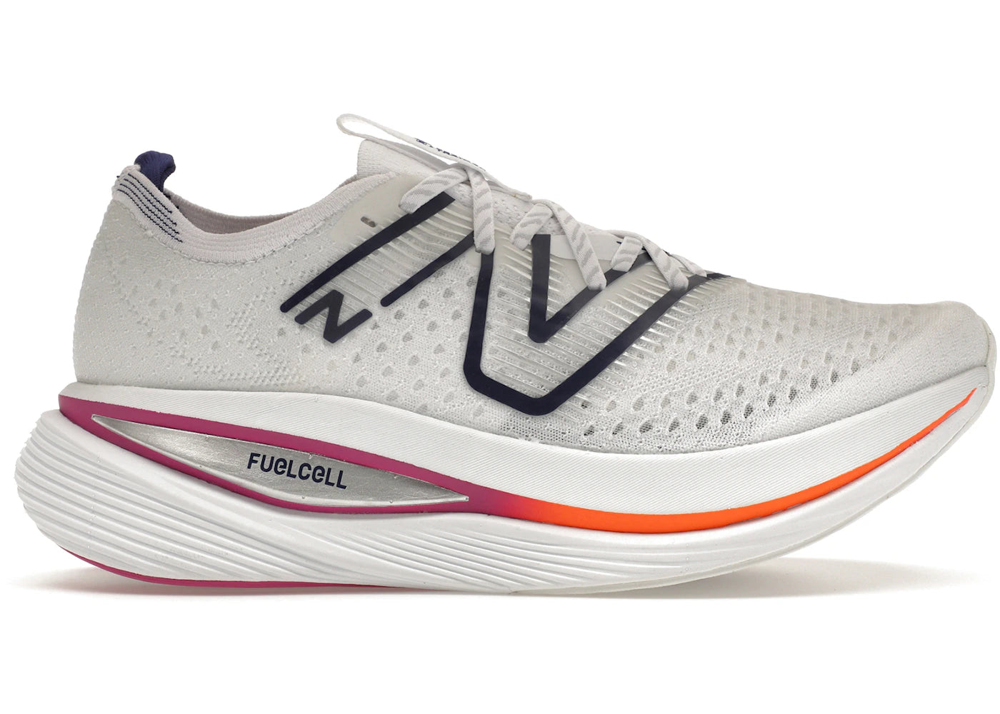 New Balance FuelCell SuperComp White Pink Orange sneakers - authentic New Balance shoes