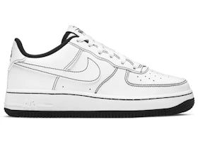 Nike Air Force 1 Low 07 Contrast Stitch White Black (GS)