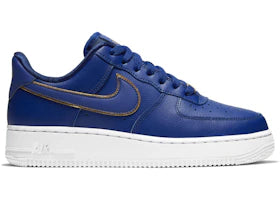 Nike Air Force 1 Low Blue Gold Swoosh (Women's)