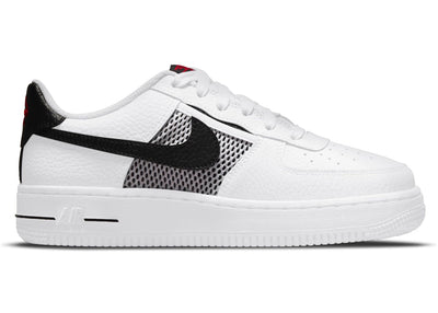 Nike Air Force 1 Low Mesh Pocket White Black (GS)