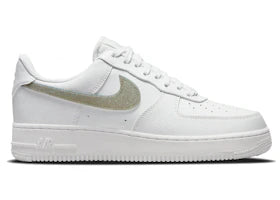 Nike Air Force 1 Low White Gold Glitter Swoosh (Women's)