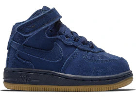 Nike Air Force 1 Mid Blue Void Gum (TD)