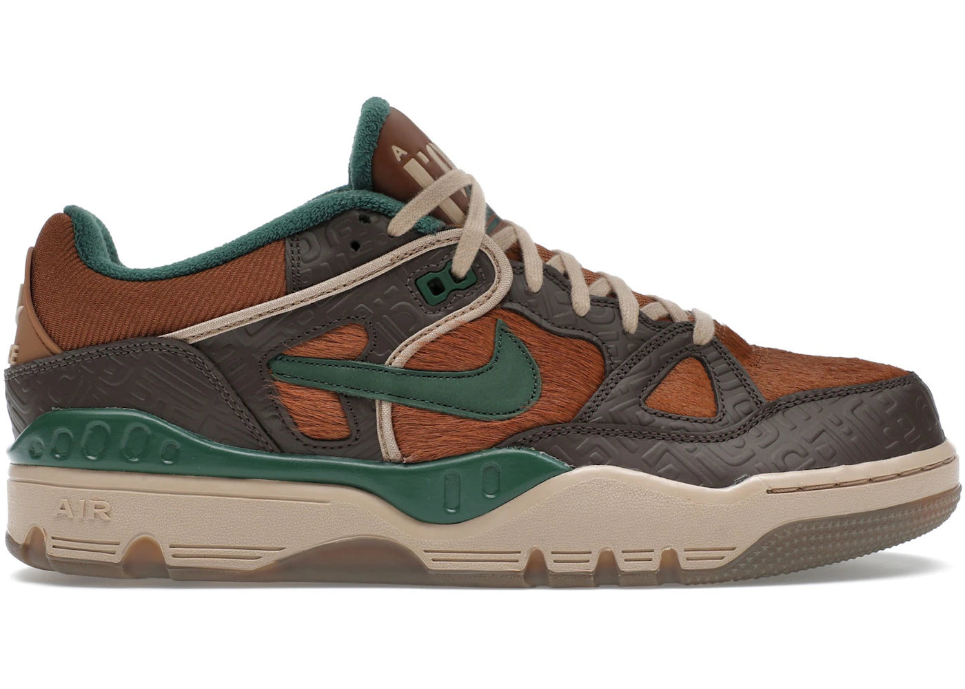 Nike Air Force 3 Low SP Nigo Baroque Brown sneakers - authentic Nike shoes
