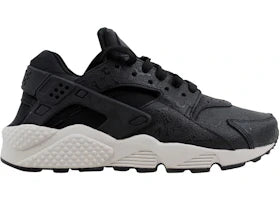 Nike Air Huarache Run Premium Black/Black-Light Bone (Women's)