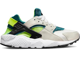 Nike Air Huarache Run White Volt Bright Spruce (GS)