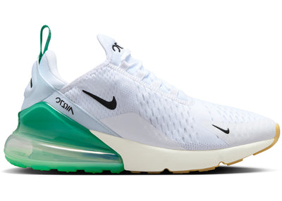 Nike Air Max 270 White Summit White Stadium Green Black (Women's)