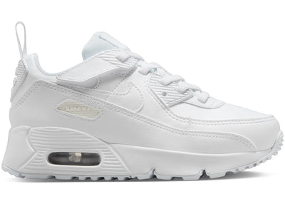 Nike Air Max 90 EasyOn White Metallic Silver (PS)