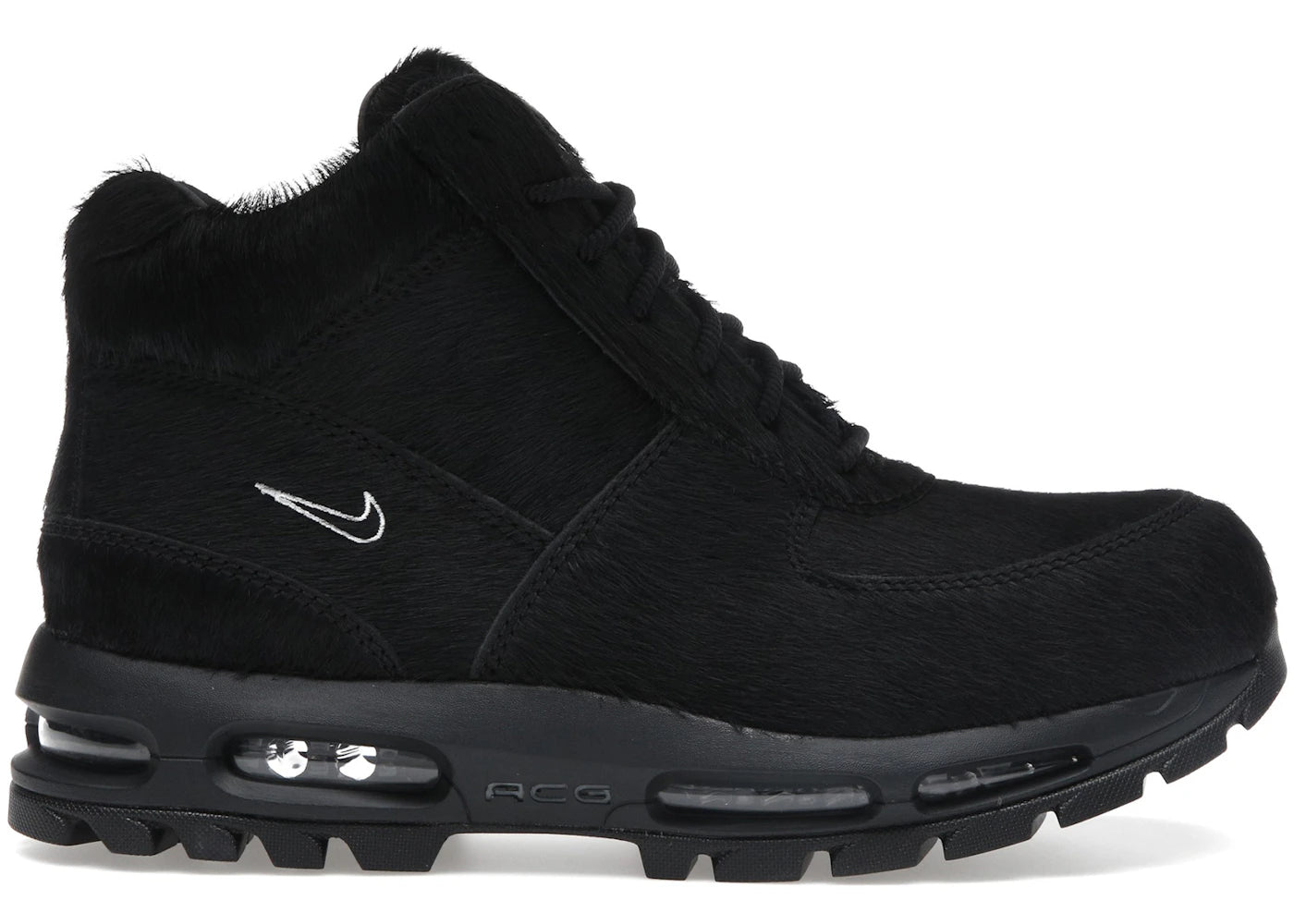 Nike Air Max Goadome Black Pony Hair sneakers - authentic Nike shoes