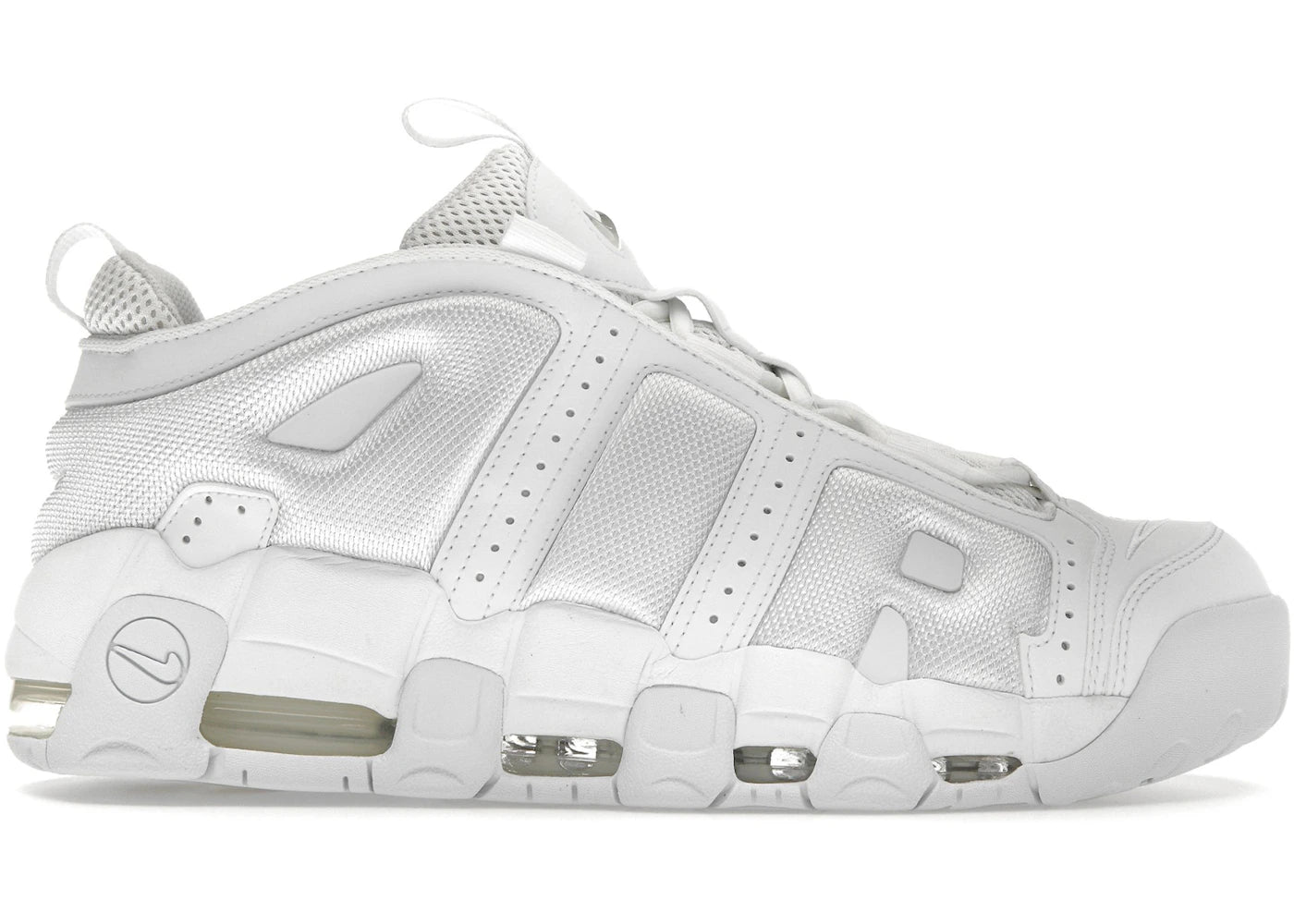 Nike Air More Uptempo Low Triple White