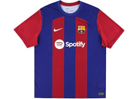 Nike Bacelona FC 2023-24 Dri Fit Stadium Home Jersey Deep Royal Noble Red