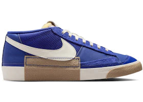 Nike Blazer Low Pro Club Deep Royal Blue Gum Light Brown Metallic Gold Pale Ivory