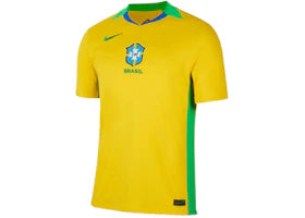 Nike Brasil 2025 Home Stadium Dri-Fit Jersey Yellow