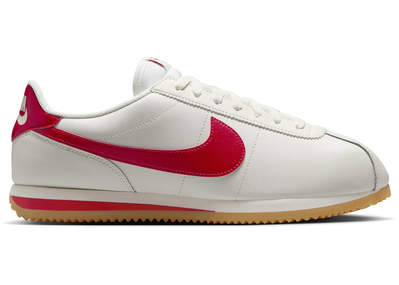 Nike Cortez Leather Sail Gum Yellow University Red