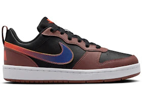 Nike Court Borough Low Recraft Black Red Sepia Orange Deep Night (GS)
