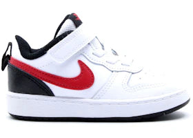 Nike Court Borough Low White Black University Red (TD)