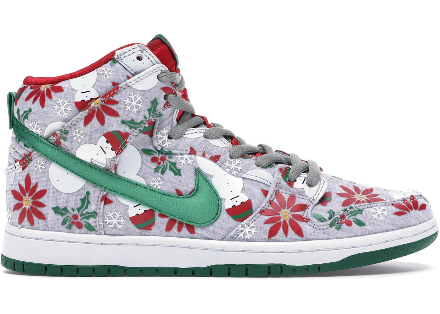Nike SB Dunk High Concepts Ugly Christmas Sweater Grey