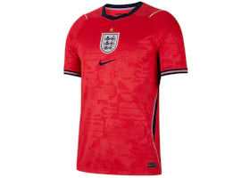 Nike England National Team 2026 Away Stadium Jersey Speed Red/Obsidian/White