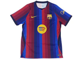 Nike FC Barcelona 2026/27 Stadium Home Dri-FIT Soccer Replica Jersey Deep Garnet/Blue Void/Blackened Blue/Mineral Yellow