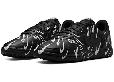 Nike Field General '82 BLACK Comme des Garçons Black White All-Over Print (Women's)