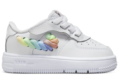 Nike Force 1 Low LV8 EasyOn White Terra Blush Vapor Green Multi-Color (I)