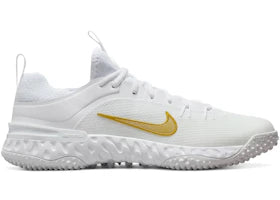 Nike Huarache 9 Elite TF Low LAX White Metallic Vivid Gold