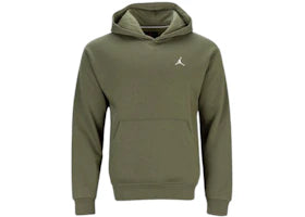 Nike Jordan Brooklyn Fleece Hoodie Medium Olive/Sail