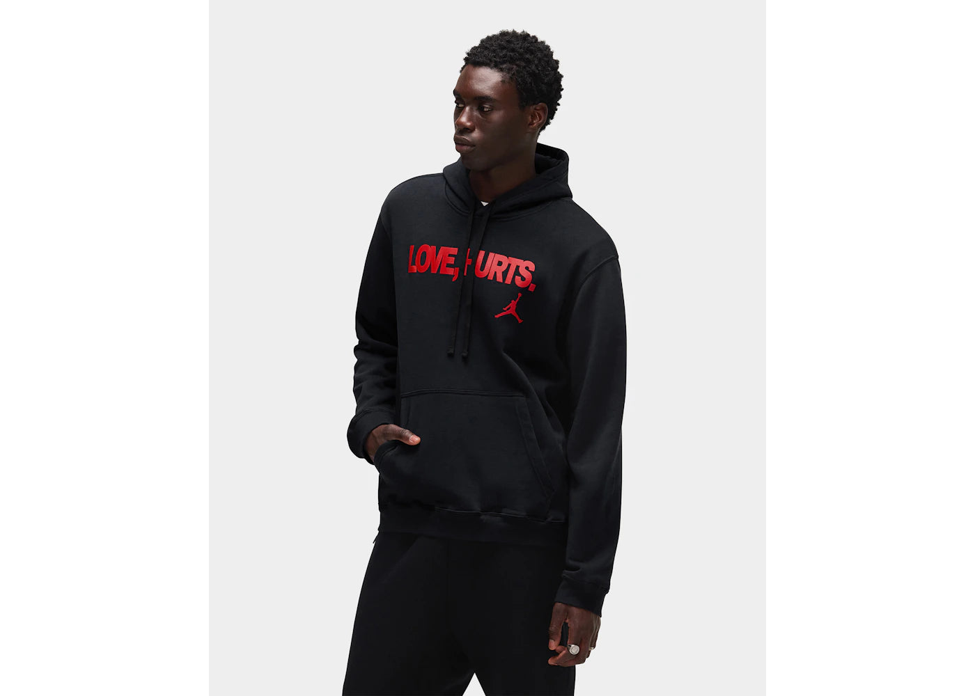 Nike Jordan Jalen Hurts Love Hurts Hoodie Schwarz